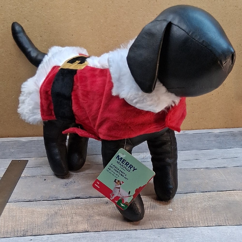 Merry Makings Santa Dog Costume (NO HAT)   Size XS     NWT